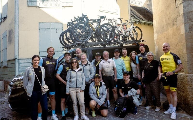 Mummu Cycling group photo, August 13, 2024