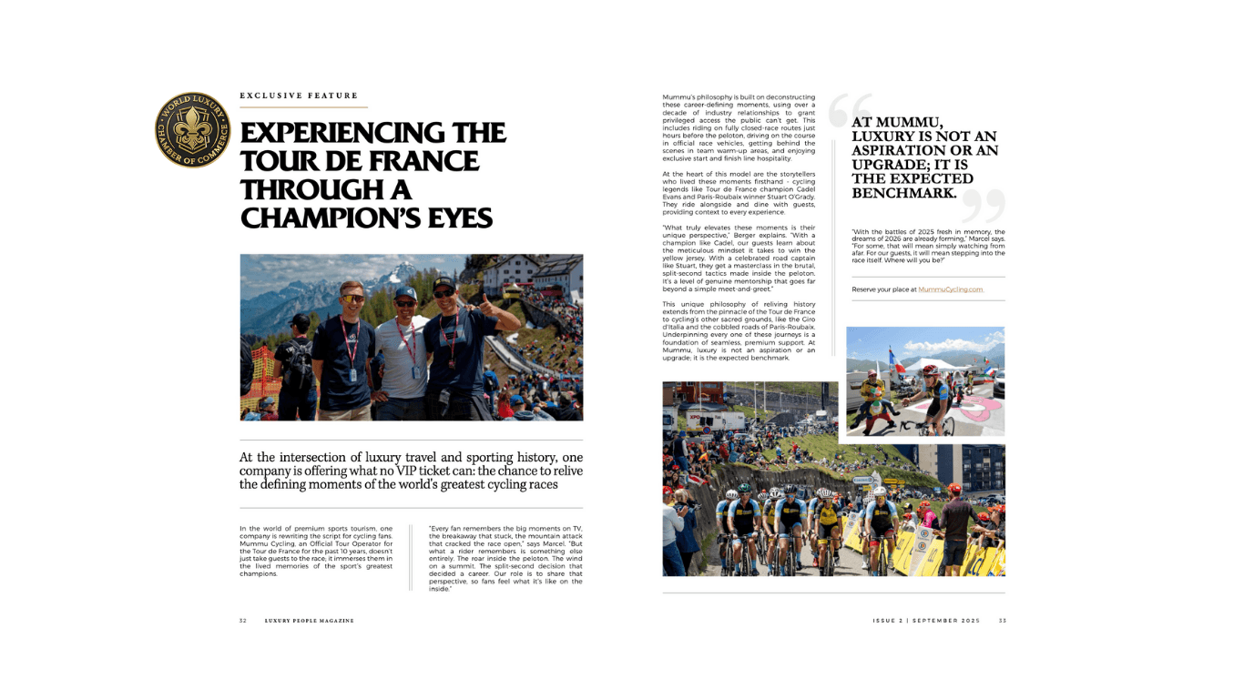 Mummu Cycling brings fans closer to pro cycling than VIP tickets.