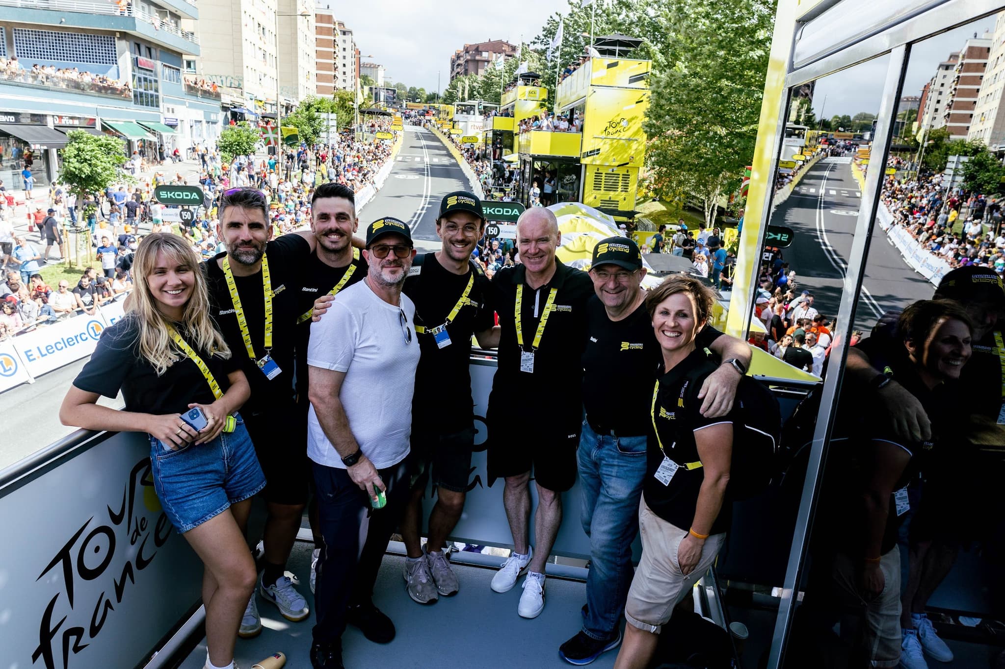 Mummu Cycling group at Tour de France Stage 1
